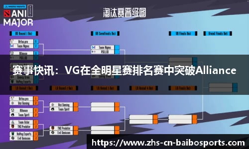 赛事快讯：VG在全明星赛排名赛中突破Alliance